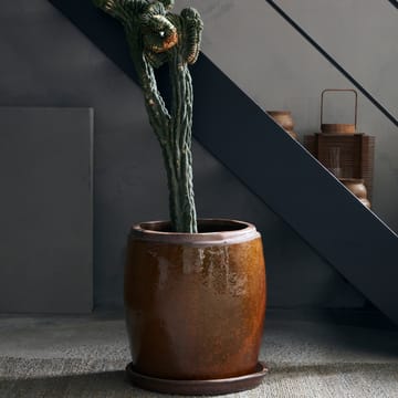 Khap flower pot Ø39 cm - brown - House Doctor