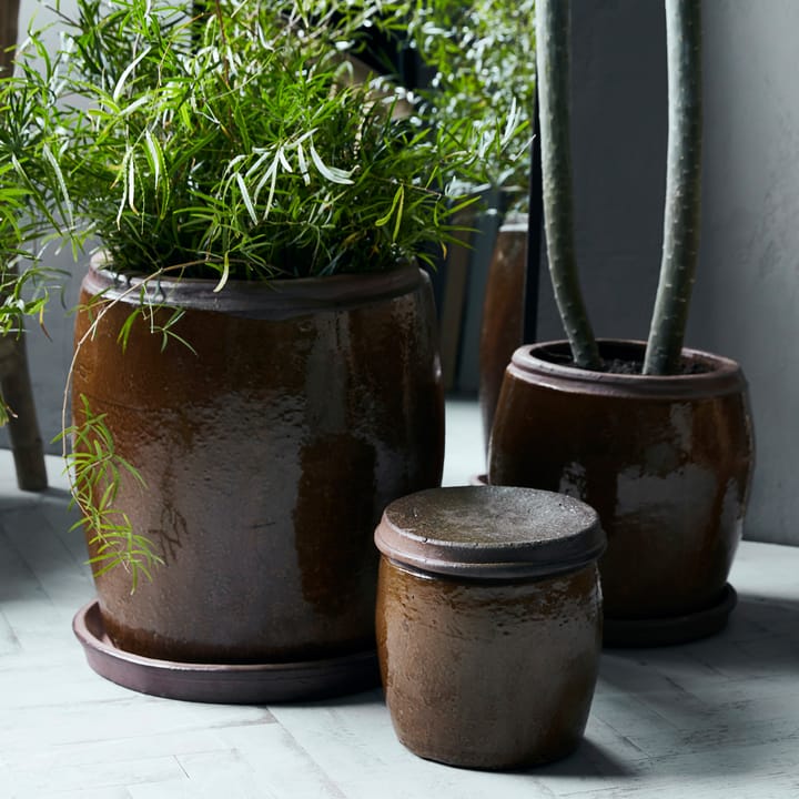 Khap flower pot Ø39 cm, brown House Doctor