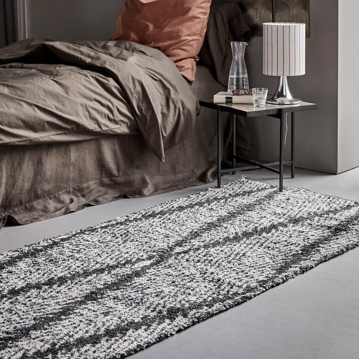 Kin rug, Black-off white, 90x200 cm House Doctor
