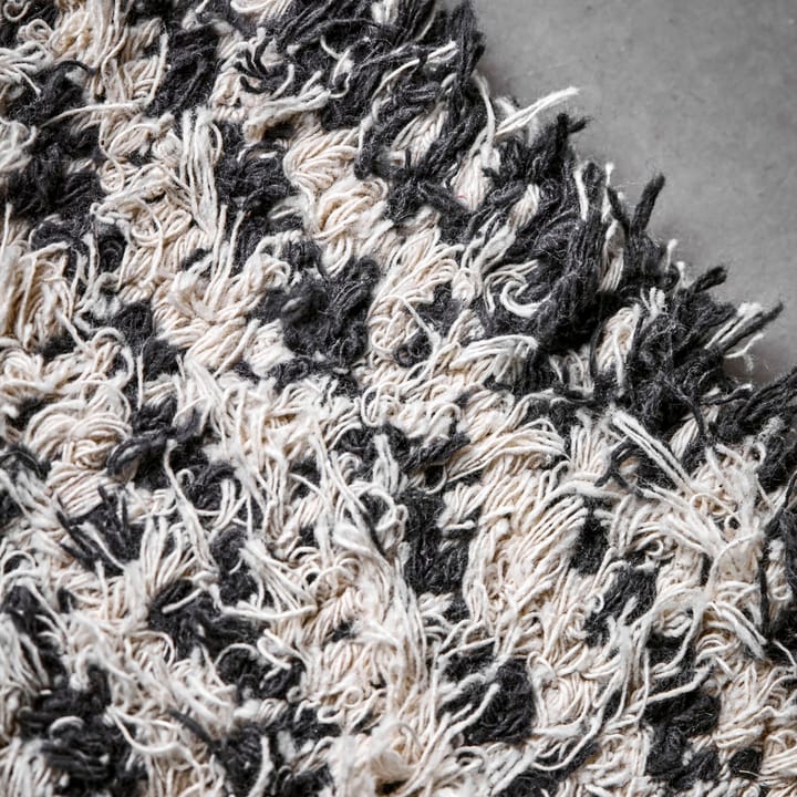 Kin rug, Black-off white, 90x200 cm House Doctor
