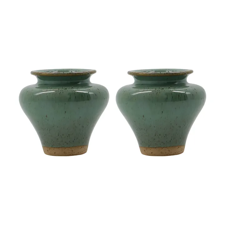 Kolo vase - Green, 8.5 cm, 2-pack - House Doctor