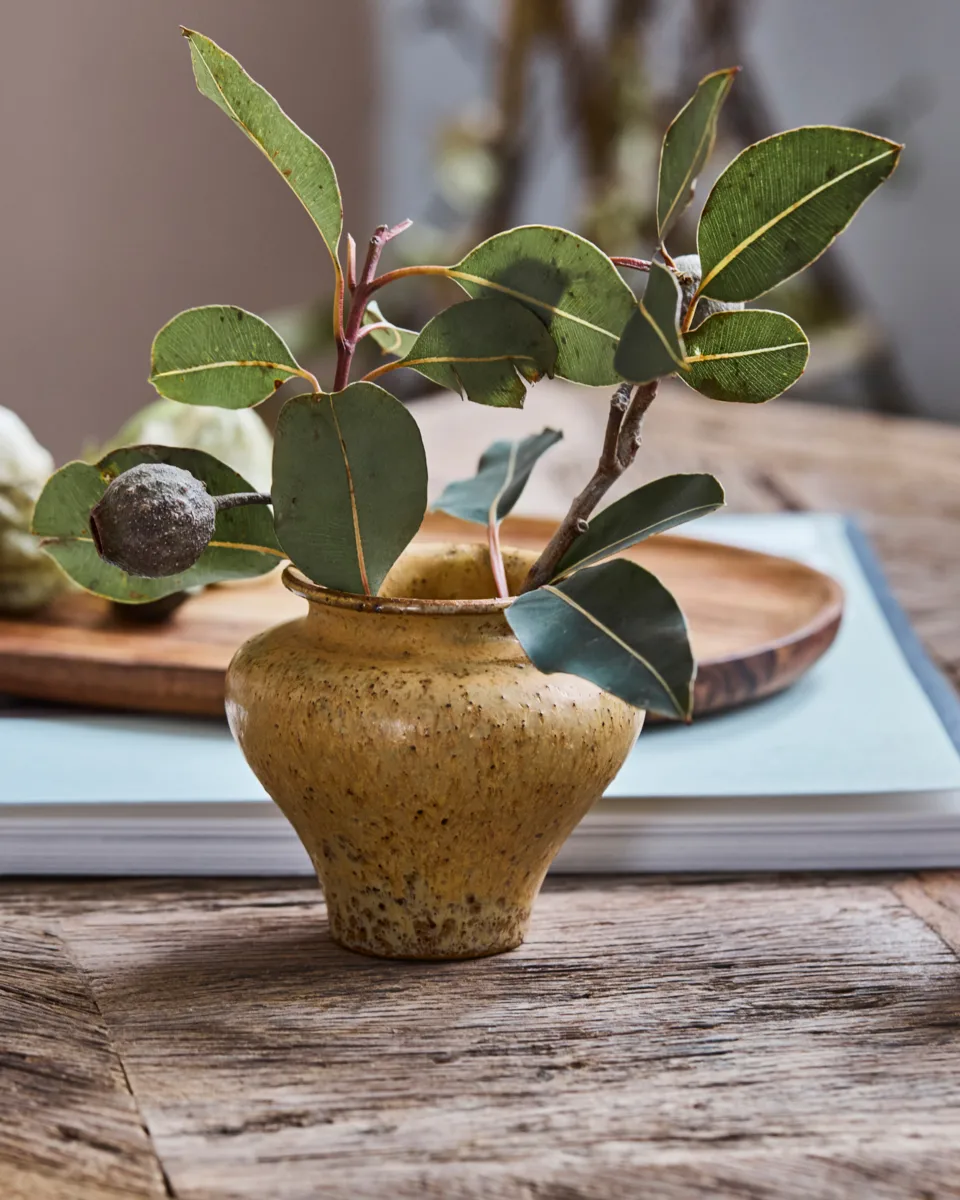 Kolo vase, Mustard yellow, 8,5 cm House Doctor