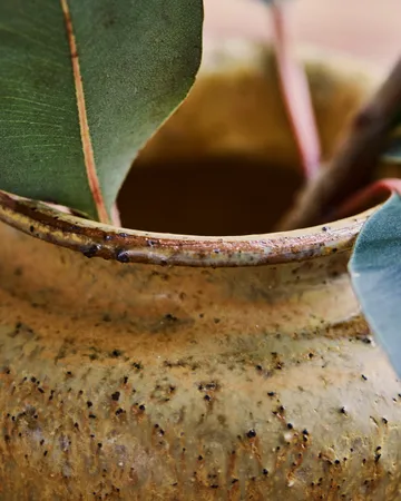 Kolo vase - Mustard yellow, 8,5 cm - House Doctor