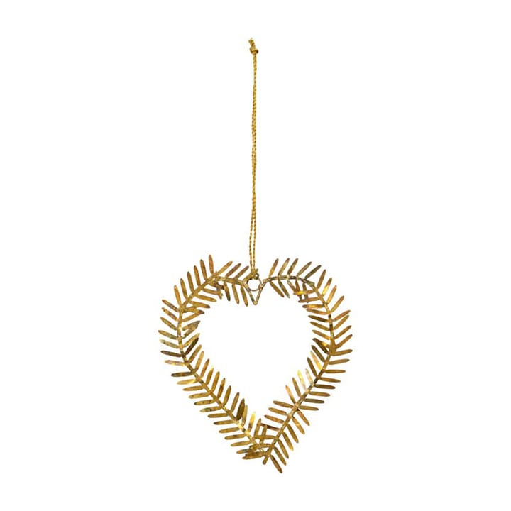 Lamet hanging decoration heart - brass - House Doctor
