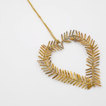 Lamet hanging decoration heart - brass - House Doctor
