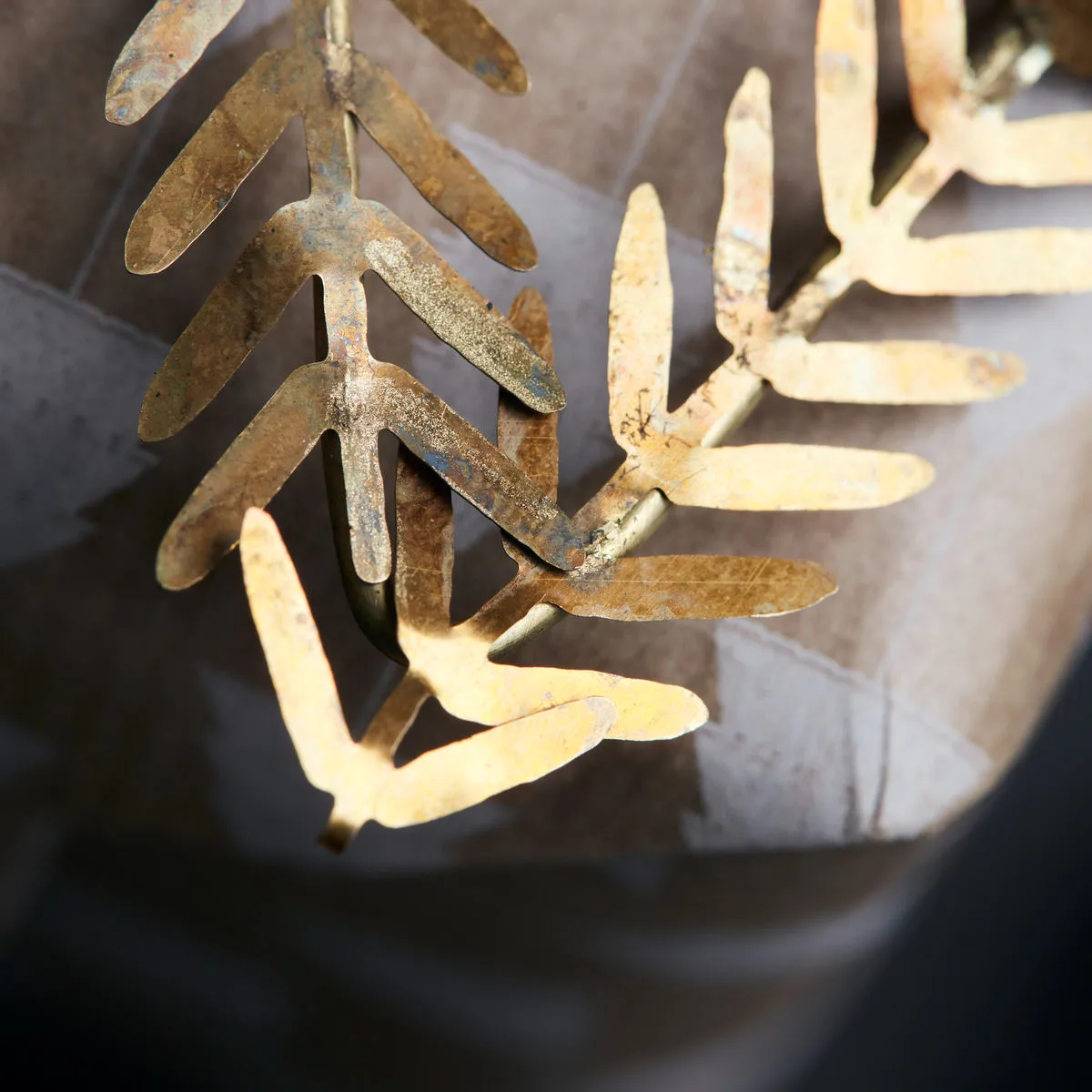 Lamet hanging decoration star, brass House Doctor