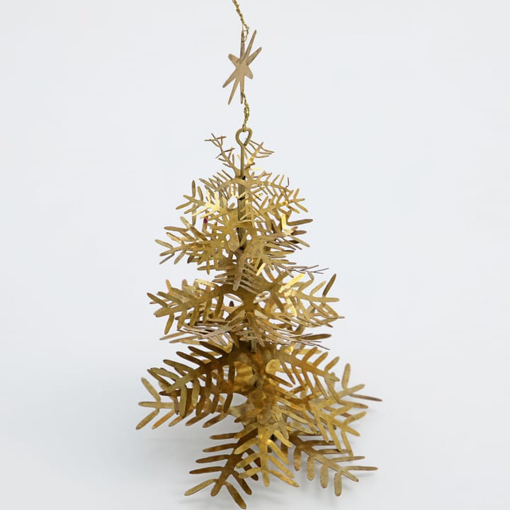 Lamet hanging decoration tree 3-pack, Antique brass House Doctor