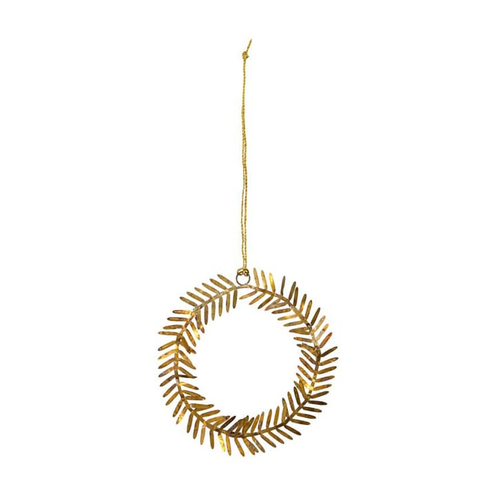 Lamet hanging decoration wreath, brass House Doctor