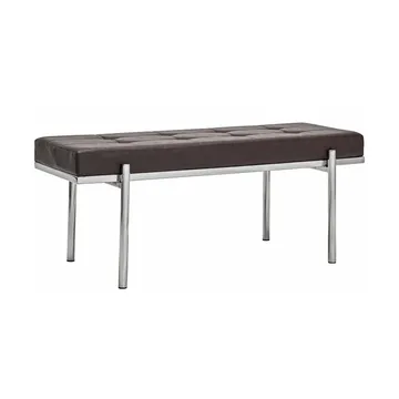 Lao bench - Mulberry-chrome, 110 cm - House Doctor