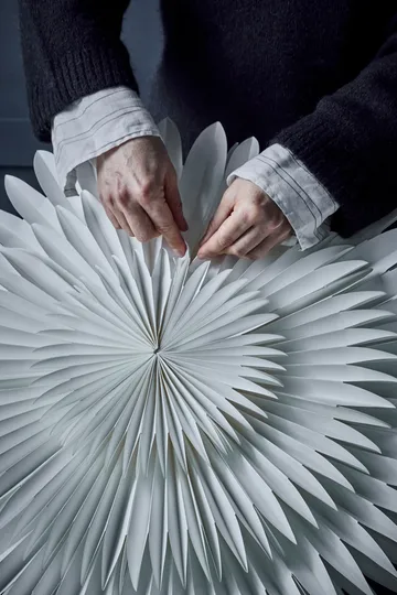 Layer Christmas star Ø60 cm - White - House Doctor