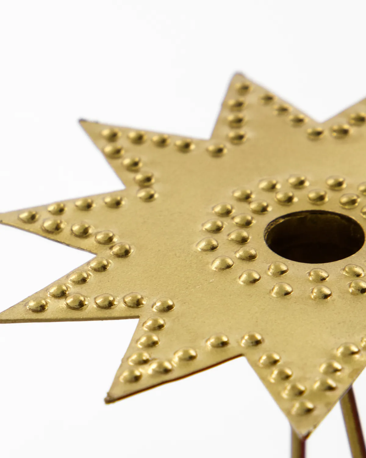 Leaves candle holder 4-pack, Antique brass colour House Doctor