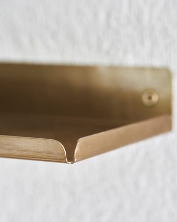 Ledge shelf 80 cm - Brass - House Doctor
