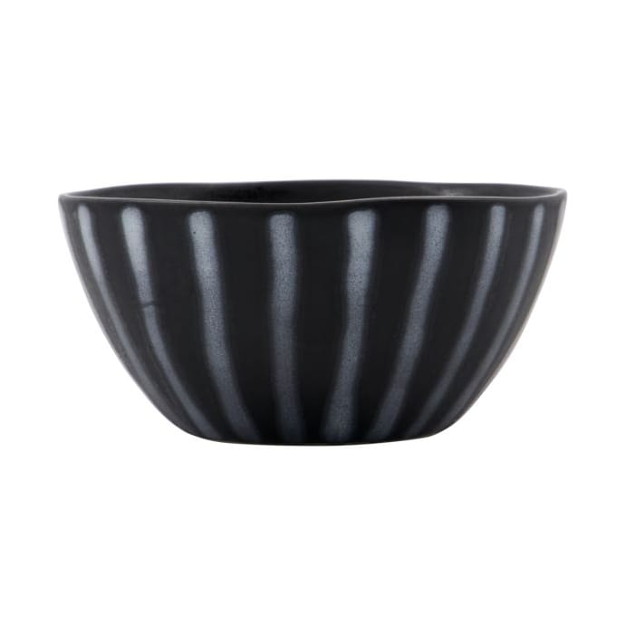 Line bowl Ø12 cm - Black-brown - House Doctor