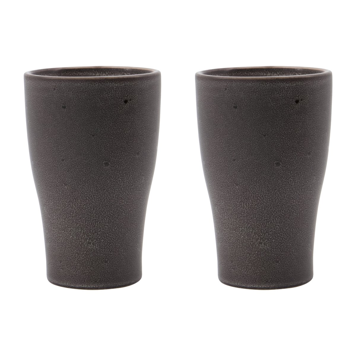 House Doctor Liss thermos mug 14 cm 2-pack Dark grey