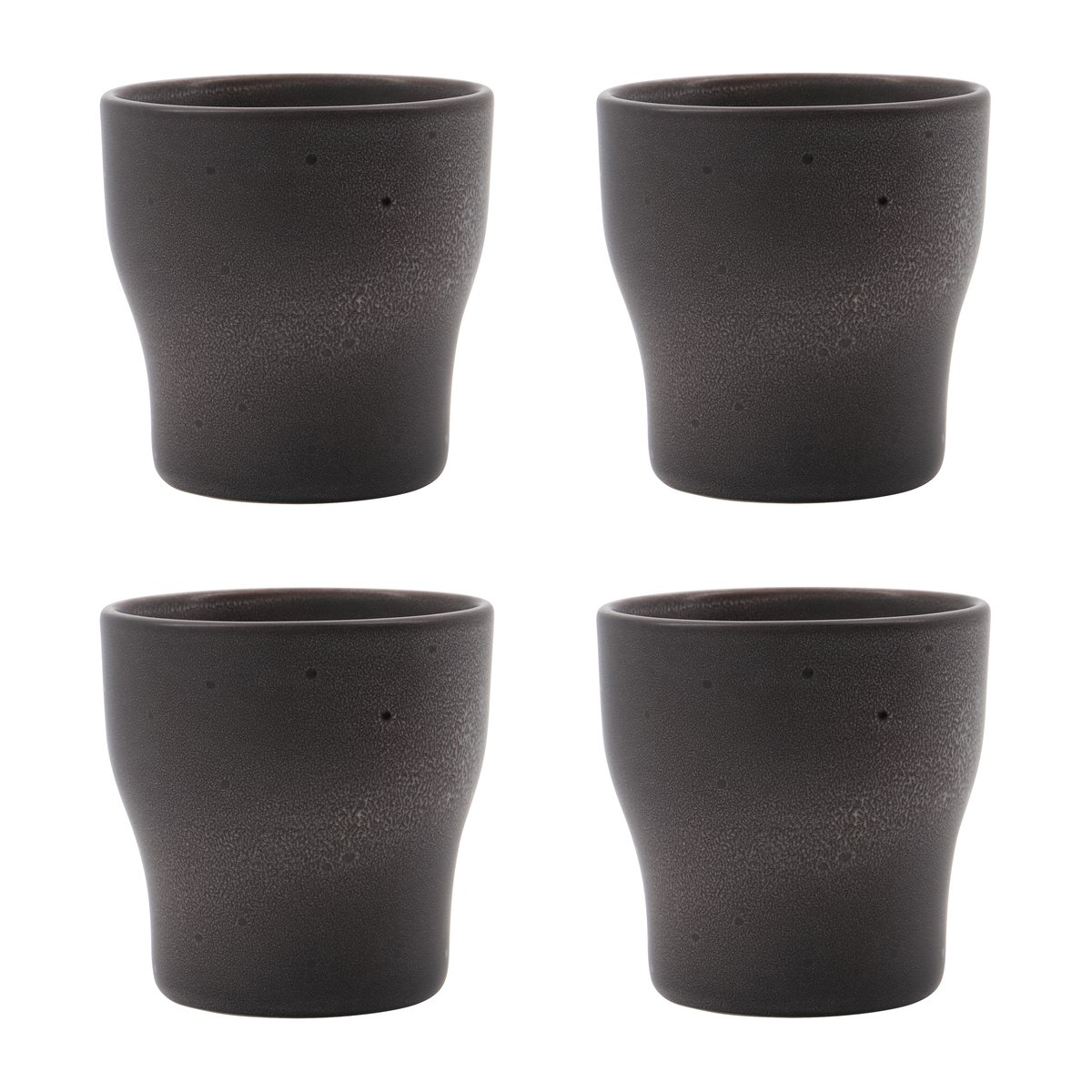 House Doctor Liss thermos mug 9 cm 4-pack Dark grey