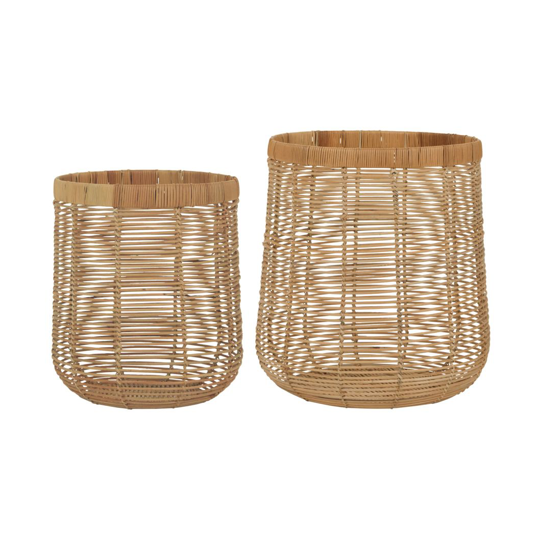 House Doctor Live basket 2 parts Nature | Scandinavian Design | Storage baskets | Beige