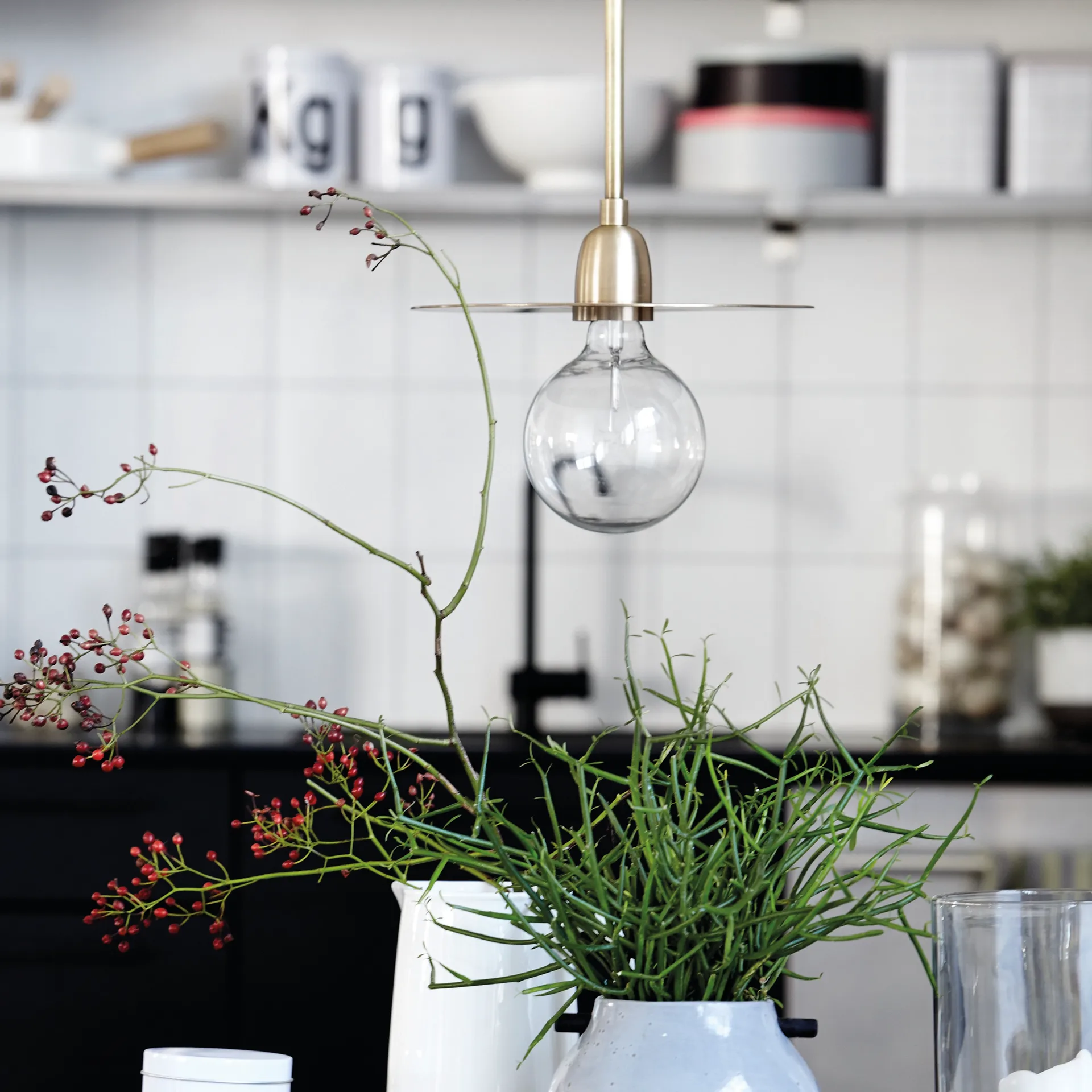 LP pendant, brass House Doctor