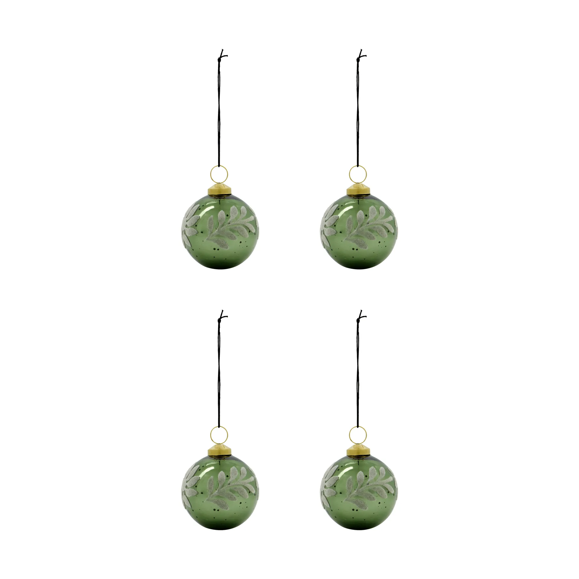 Luto Christmas bauble 4-pack, Green House Doctor