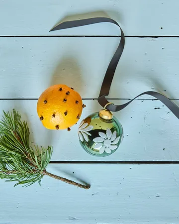 Luto Christmas bauble 4-pack - Green - House Doctor