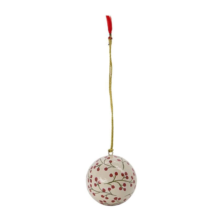 Mache Christmas Bauble Ø5 cm, Sand House Doctor