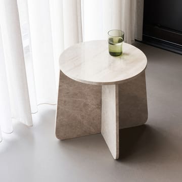 Marb side table 48x48x40 cm - Beige marble - House Doctor