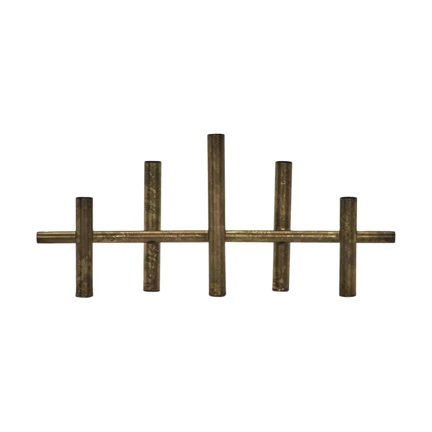 Maxi candle holder 45 cm, Antique brass color House Doctor