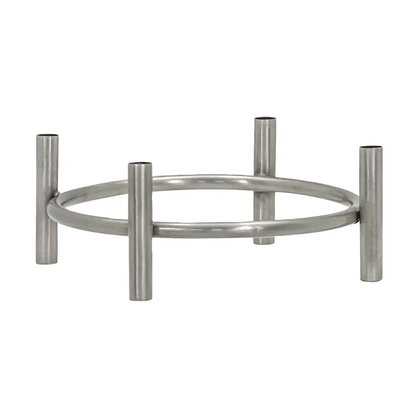 Maxi candlestick 102 cm, Antique silver House Doctor