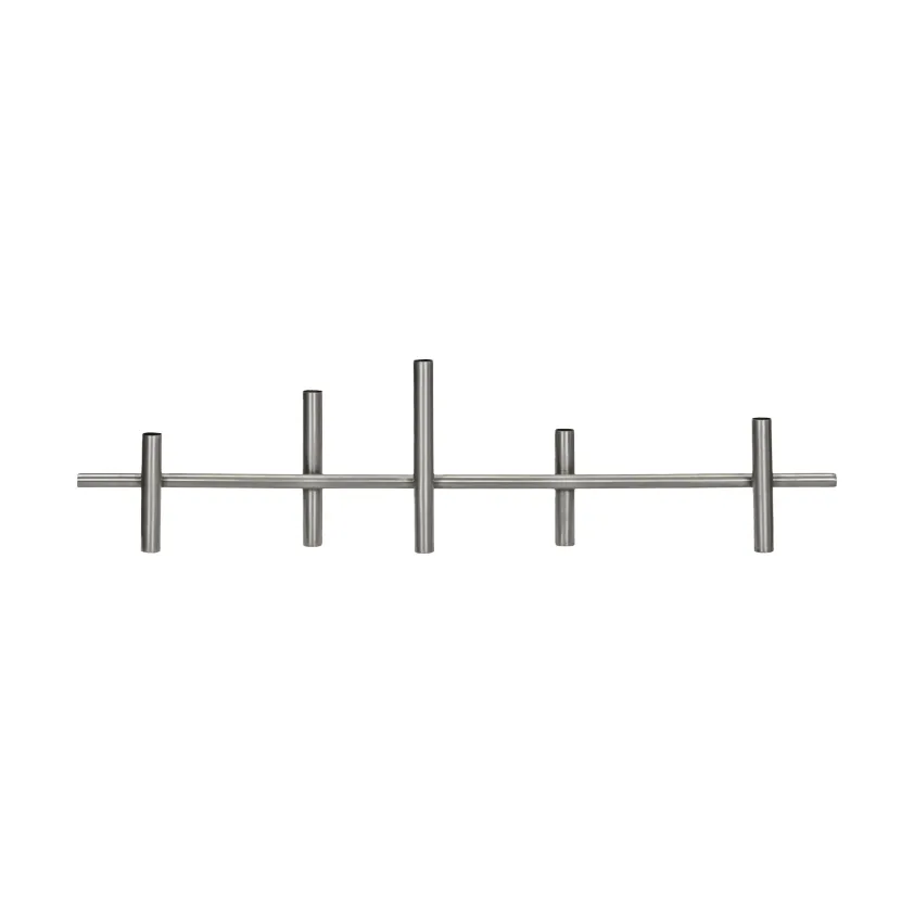 House Doctor Maxi candlestick 80 cm Antique silver | Scandinavian Design | Candle holders | Silver-coloured