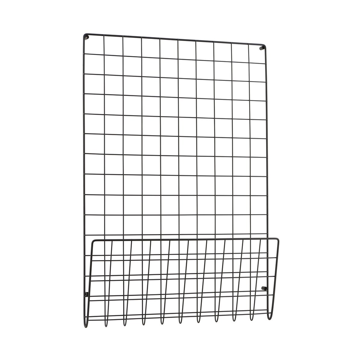 House Doctor Mesh pin board Black | Scandinavian Design | Bulletin & pin boards | Black