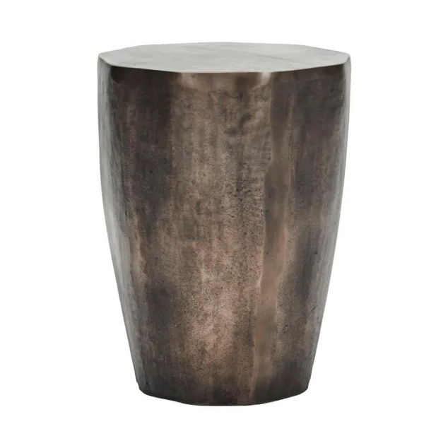 Meta side table Ø33 cm, Antique brass House Doctor