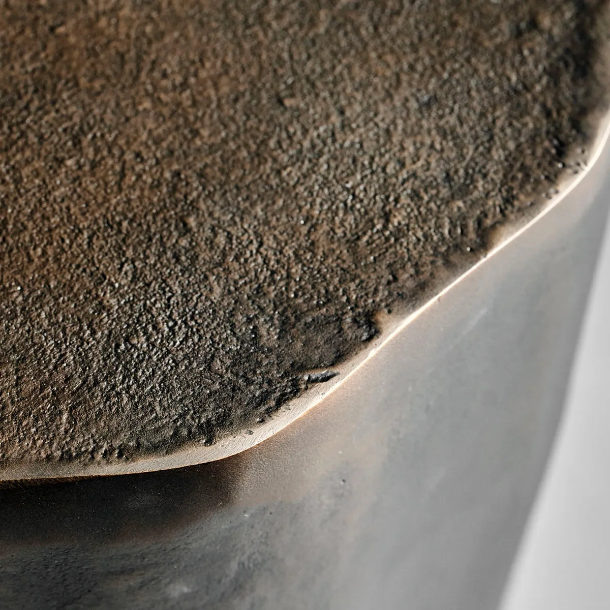 Meta side table Ø33 cm, Antique brass House Doctor