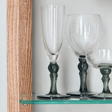 Meyer champagne glass 25 cl - clear-grey - House Doctor