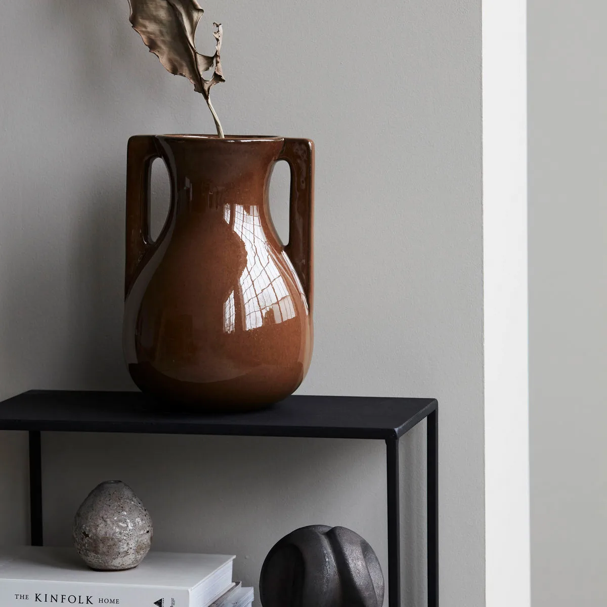 Mississipi vase 31 cm, brown House Doctor