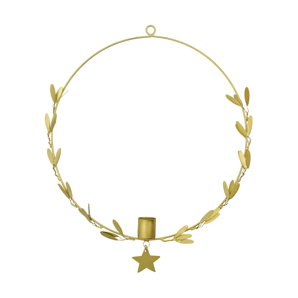 Mistel candle holder Ø25 cm, Brass House Doctor