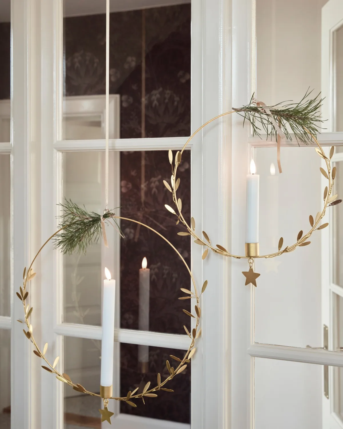 Mistel candle holder Ø25 cm, Brass House Doctor