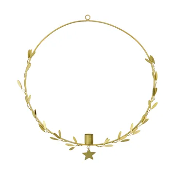 Mistle candle holder Ø35 cm - Brass - House Doctor