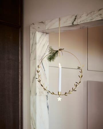 Mistle candle holder Ø35 cm - Brass - House Doctor