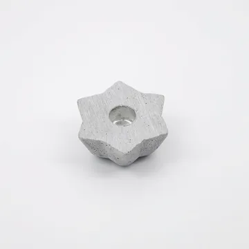 Mold Little Star candle sticks - grey - House Doctor