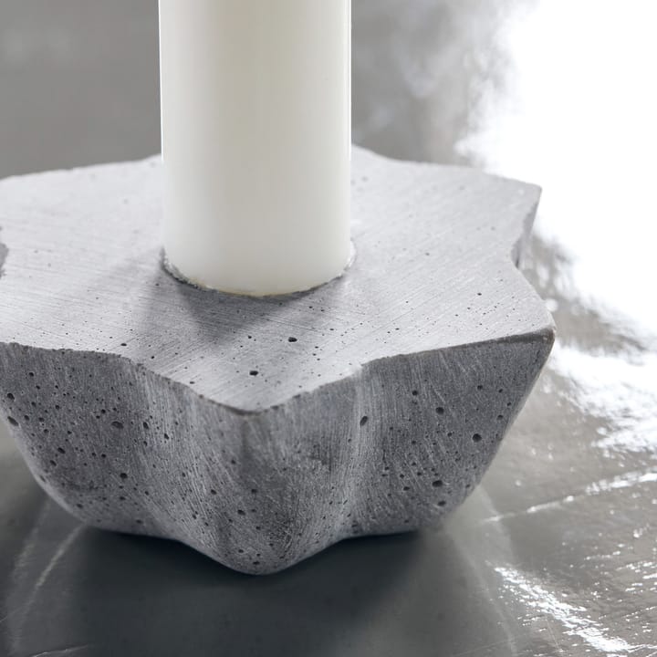 Mold Little Star candle sticks - grey - House Doctor