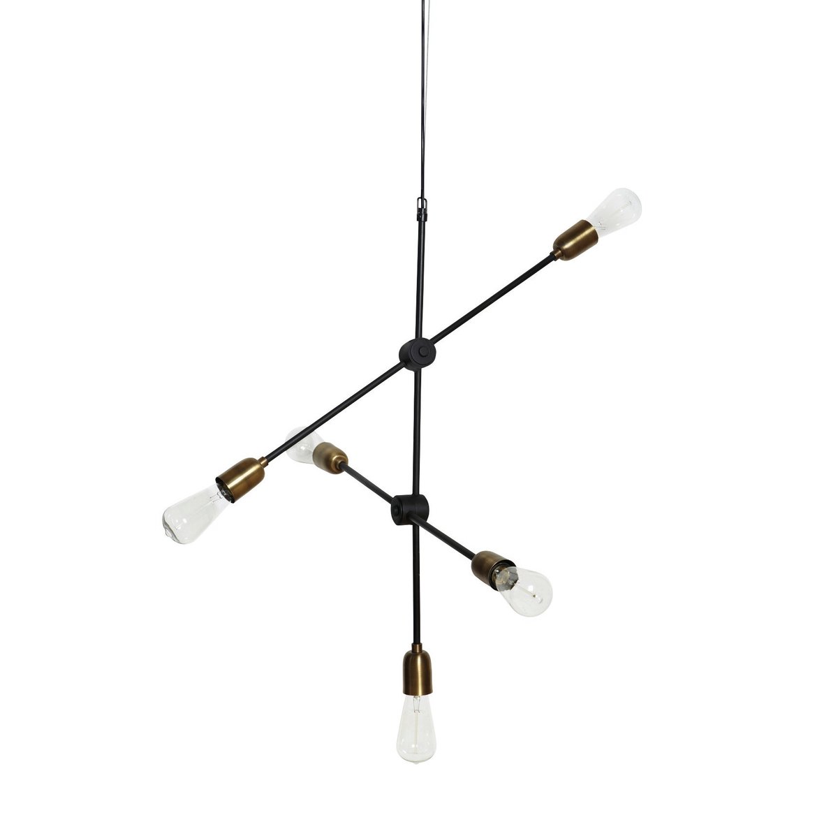 House Doctor Molecular pendant 5 light sources | Scandinavian Design | Pendant lamps | Black