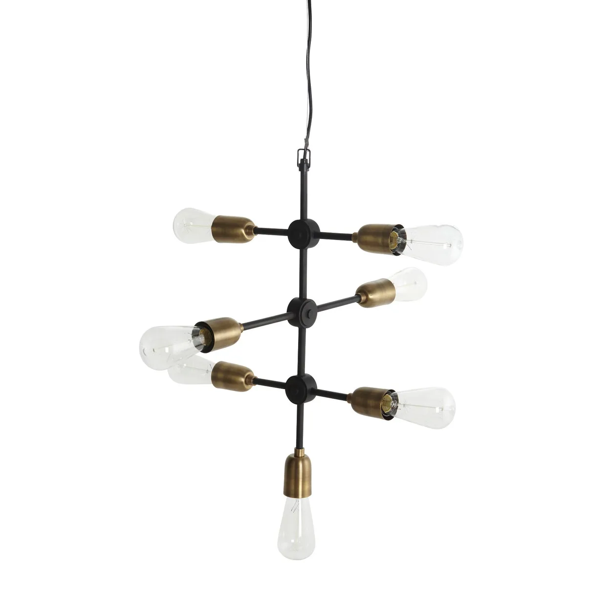 House Doctor Molecular pendant 7 light sources | Scandinavian Design | Pendant lamps | Black