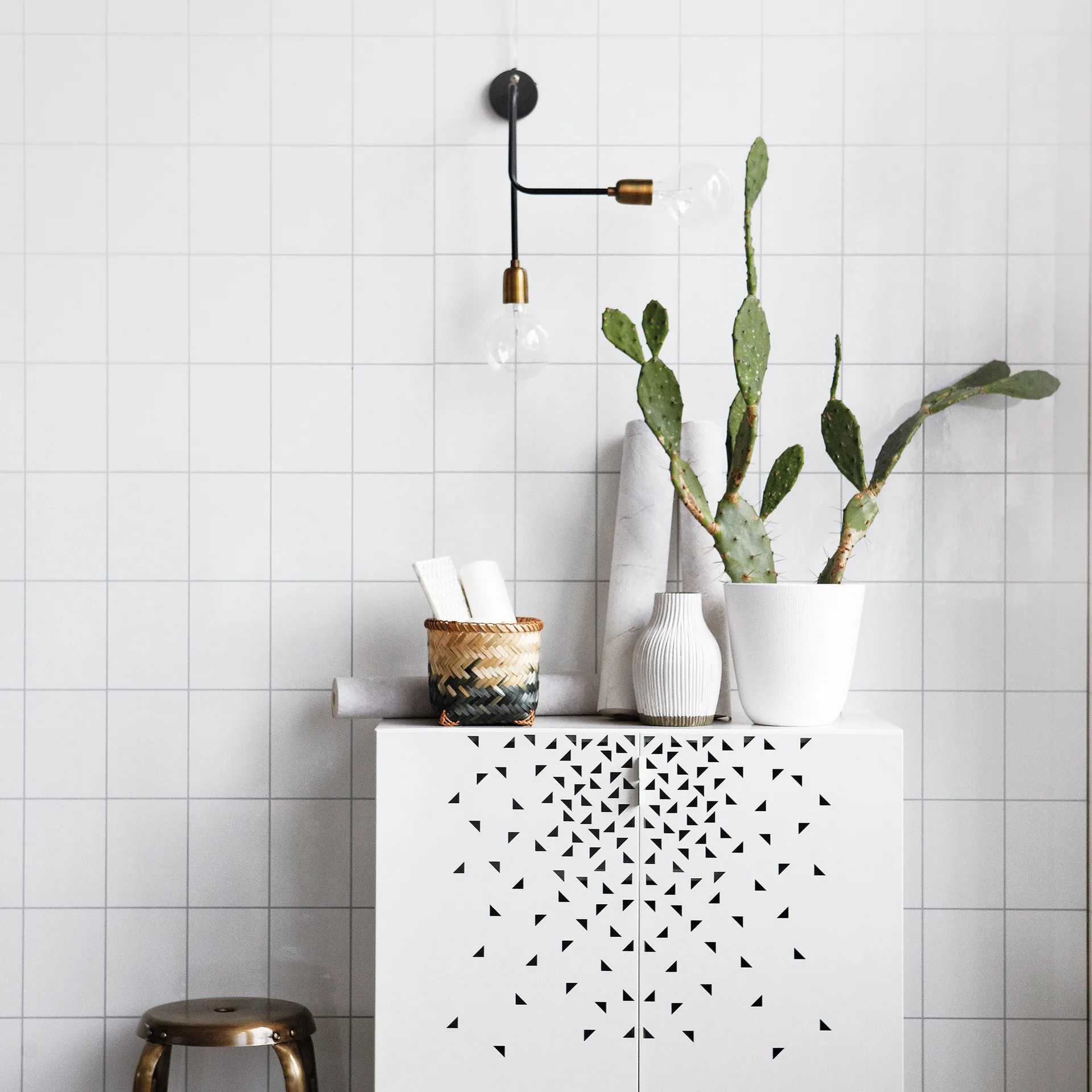 Molecular wall lamp, 2 light sources House Doctor