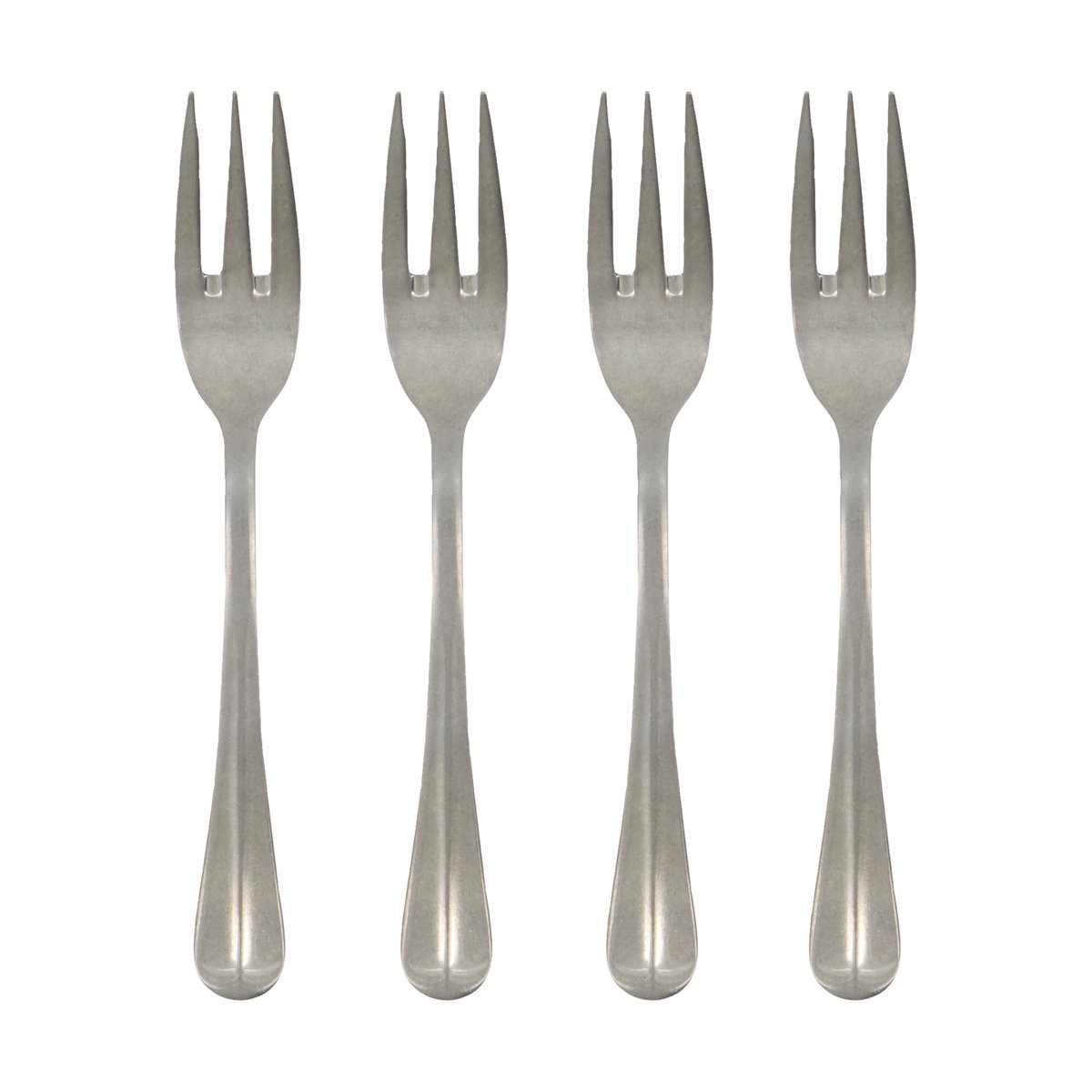 House Doctor Mora cake fork 4-pack Silver finish