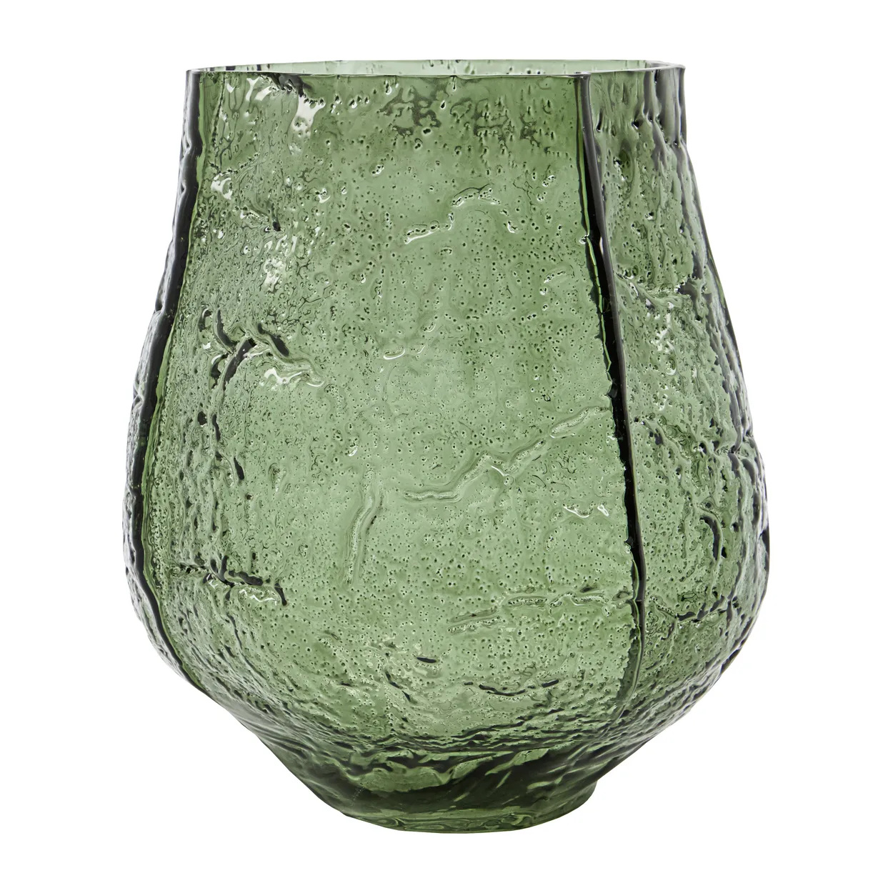 House Doctor Moun vase 22 cm Dark green | Scandinavian Design | Vases | Green