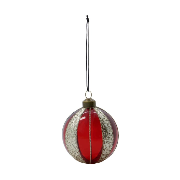 Multicolored Christmas ornament Ø8 cm 4-pack, Wine Red House Doctor