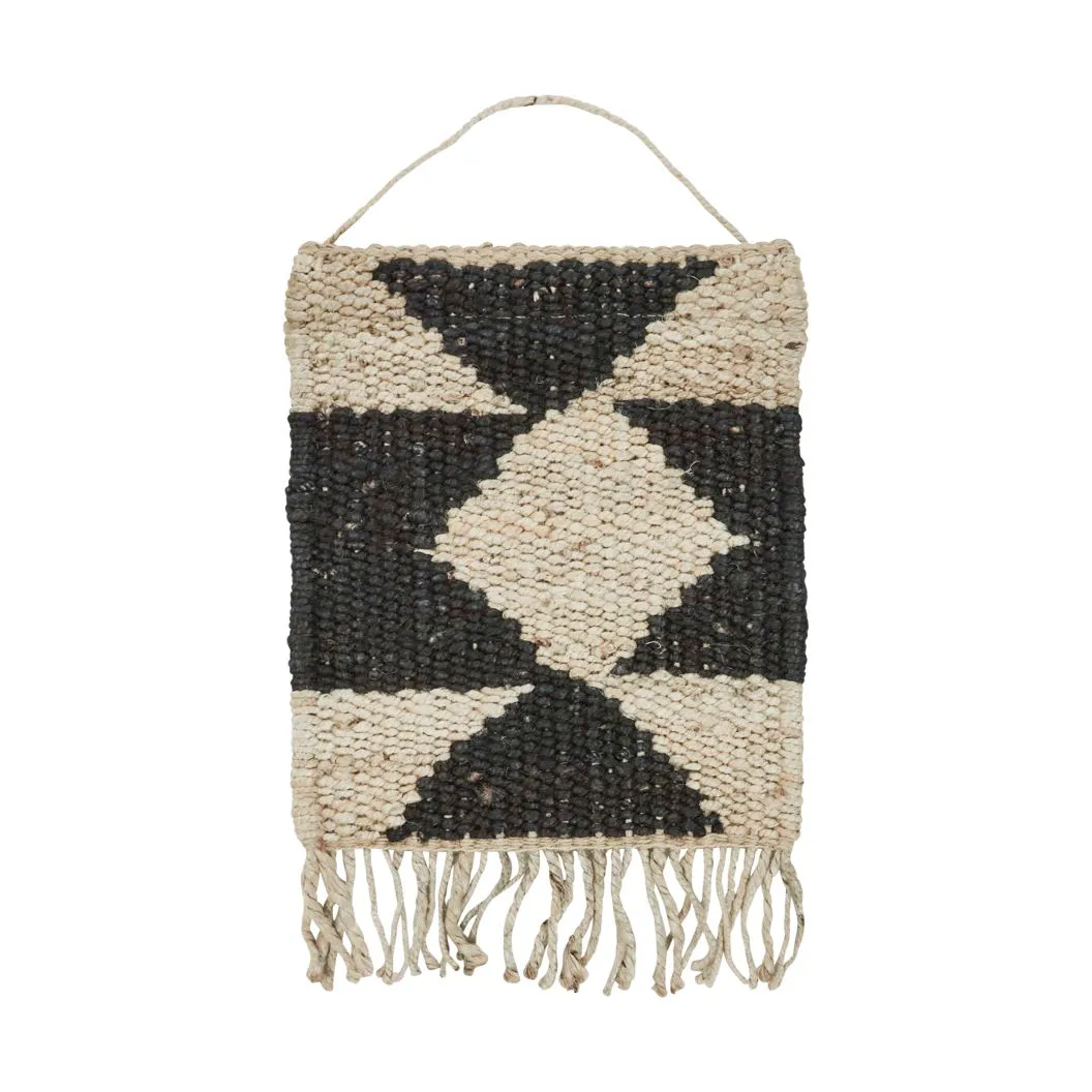 House Doctor Murro wall decoration 35x50 cm Black-natural