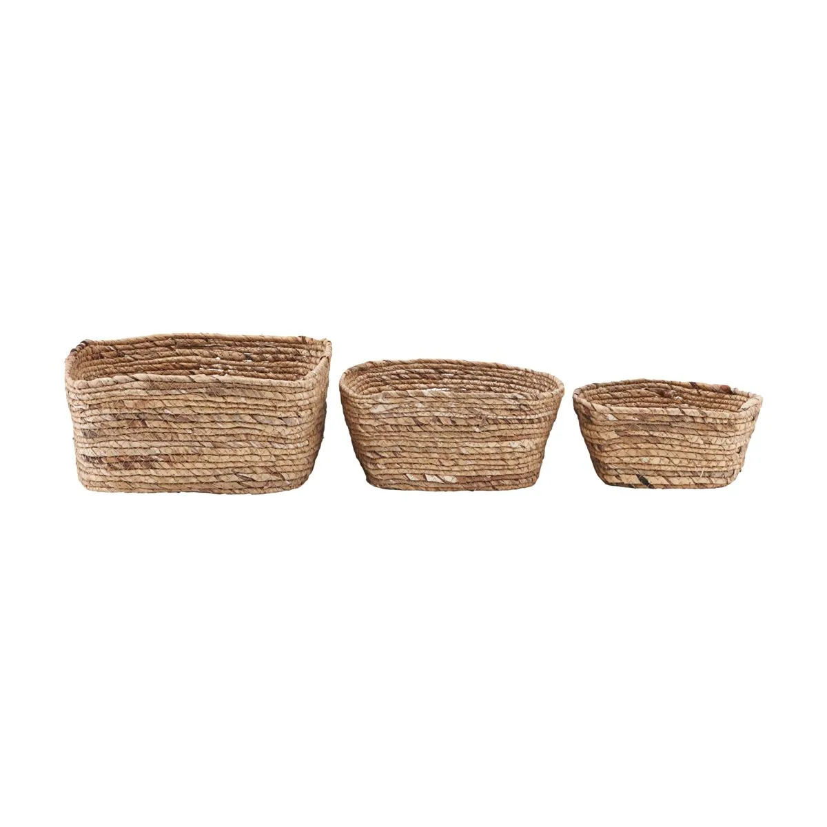 Nangloi basket set of 3, Water hyacinth House Doctor