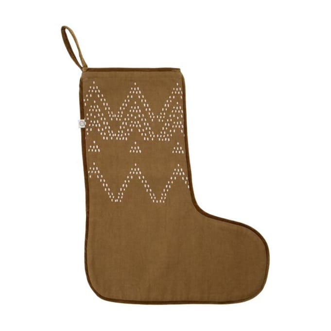 Noel Christmas stocking - Brown - House Doctor