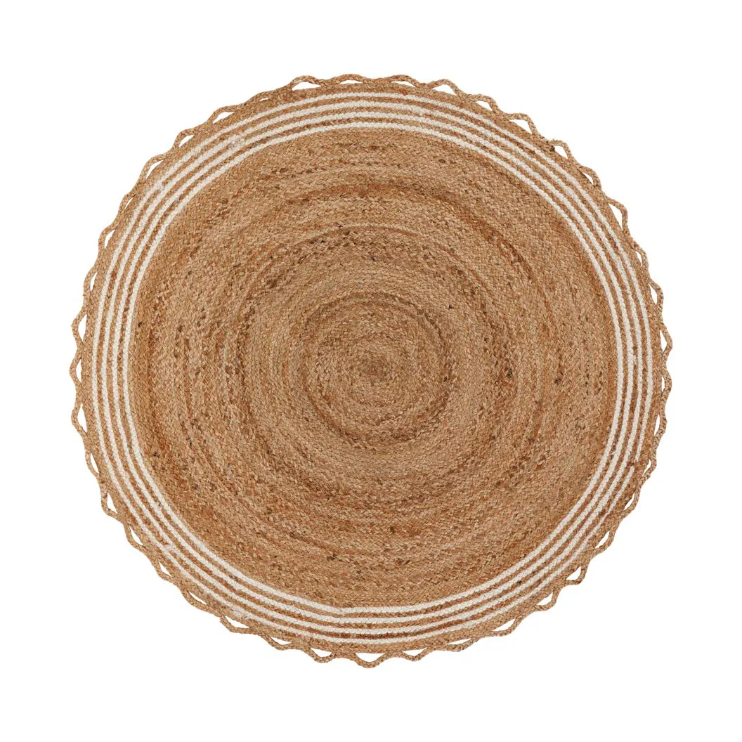 Nord Christmas tree rug Ø120 cm, Jute-white House Doctor