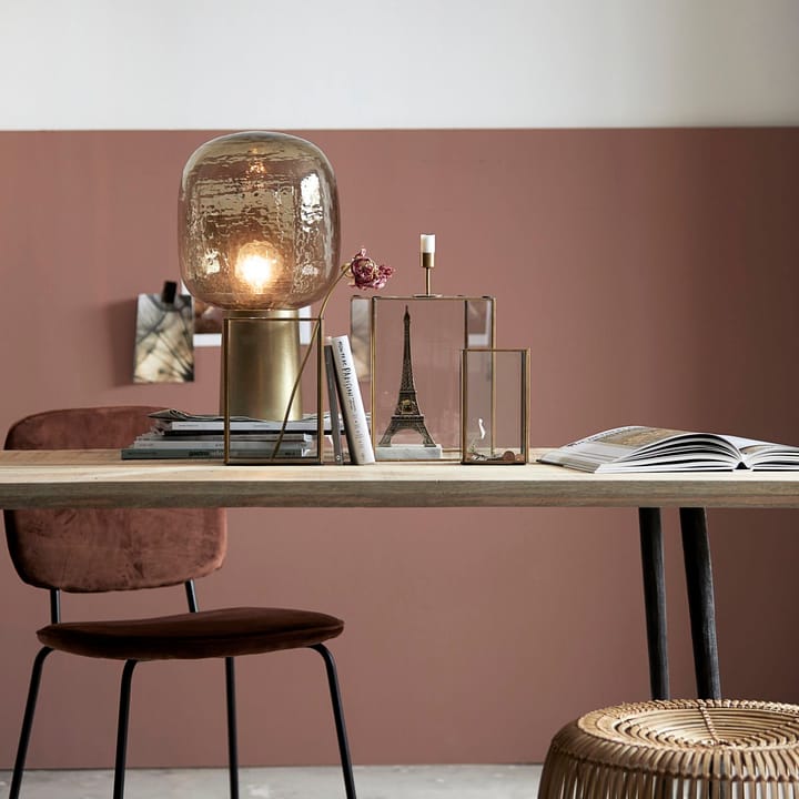 Note table lamp, grey-brass House Doctor